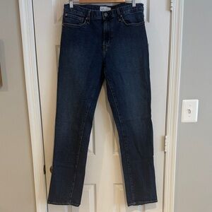 GAP 32 x 34 Men's Dark Blue Straight Jeans